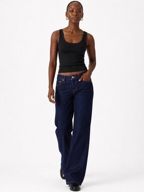 Levi's Low Loose Low Rise Jeans 26x30 "Dream Nice Dream" Dark Wash NWT